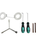 7 Piece Washing Machine Disassembly Tool Kit With Retractors, Disassembly Wrench, Chrome Vanadium Drill Bits And Three Prong Socket Wrench
