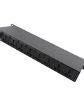 Rack Mount Power Sequencer, 10 Outlets, iron alloy, US plug for PA systems, protects stage gear with a digital display.