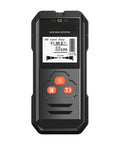 Rock Solid Black Metal Detector And Stud Finder With Hd Backlit Lcd Screen shows clear digital readouts for accurate depth tracking.