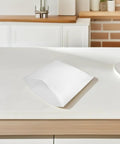 Pro Grade White EPE Foam Moving Pouches For Glassware And Dishes Multipurpose Protective Packing Wrap on kitchen counter