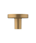 Slick Modern Cabinet Knobs With A Fresh Champagne Bronze Finish dope drawer hardware, round, zinc alloy, 35 mm width.