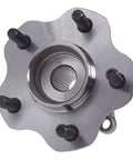 Close-up of Beefy Two Pack Rear Wheel Hub and Bearing Assembly for AWD Nissan Juke 2011-2017, Rogue 2008-2020, with studs
