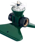 Cyclone II Tandem Base Rotating Sprinkler For Lawn And Garden With Medium Coverage Up To 40 Feet Diameter Durable Zinc Construction