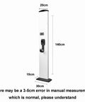 Kickass EV Charger Station Box And Cable Keeper, 140cm tall aluminum stand for electric car cords, waterproof outdoor use.