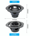 Flower Shaped Dumpling Mold Maker For Easy Homemade Bao Buns And Momo, 6.57 Inch Plastic Kitchen Gadget with open and closed views