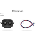 TF Luna LiDAR Range Sensor Module Single Point Micro Ranging 0.2 To 8 Meters With Time Of Flight Distance Measurement, sensor and wire