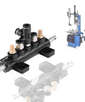 Foot Pedal Tire Air Control Valve for Tire Changer Machines Aluminum Alloy Body with 8mm OD Tubing Connectors