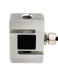 Pro Grade S Beam Load Cell Sensor For Flat Single Point Weight Measurement, Compression Force Sensor Simulating Shear, 2.0 Millivolts Per Volt Output, 5 to 15 Volt Excitation, 350 Ohm Impedance, Industrial Scale Component, silver metal housing