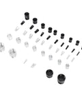 Top Tier 44 Piece Metric And Imperial Fastener Gauge Set Made From Durable Aluminum for precise thread checking and nut size measurement.