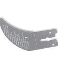 Top Tier Table Saw Riving Knife Kickback Shield Compatible With Dewalt Dwe7485, precision ground steel blade with mounting slots.