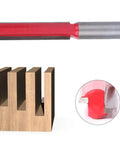 1/2 Inch Flush Trim Router Bit Sharpened High Hardness YG8 Alloy Blade For Smooth Woodworking Cuts On Solid Wood And Mdf With Durable Design on workpiece.