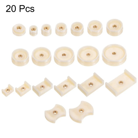 20 Piece Watch Case Press Die Kit With Nylon Fitting Dies For Table Model Capping Machine Includes Round Square And Shield Dies