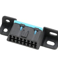 OBD II 16 Pin Female Replacement Wire Socket Connector Kit For Under Dash Install, J1962 Compliant OBD2 Port Shell Plug