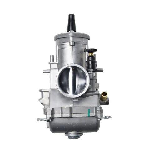 Front view of Universal Carburetor Kit 34mm 36mm 38mm 40mm 42mm for Shift Karts 2T Racing Motorcycles and Scooters.