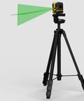 Lightweight Aluminum Laser Level Tripod With Bubble Level And Quick Release Plate One Quarter Inch Twenty Screw Mount Adjustable Twenty Two To Fifty Five Inches With Stable Rubber Feet For Pro On Site Line Leveling