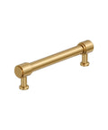 Faircrest Champagne Bronze Cabinet Pull With 5-1/16 Inch Center-To-Center Spacing And 5-7/8 Inch Overall Length, transitional style