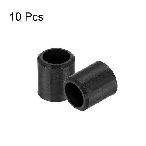Ten Pack POM Sleeve Bearings 5mm ID X 7mm OD X 8mm Length Self Lubricating Oilless Black Bushings for Small Motors, DIY Projects, RC Cars, 3D Printer Parts, Hobby Machining. 10 pcs black bushings