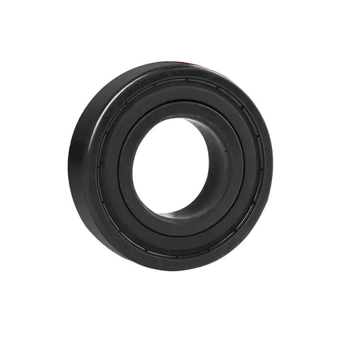 Single Pack 6203 ZZ High Temperature Deep Groove Ball Bearing view showing black seal for heat resistance in motors.