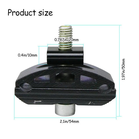 Aluminum Alloy Seatpost Screw For Single Rod Seat Tubes Ride Ready MTB Mountain Bike Seat Post Head Replacement Lightweight 71g 5.5 By 3 Cm with dimensions