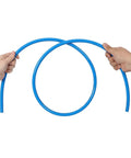 Badass 60 Foot PU Air Hose Line Kit With Push To Connect Fittings Dope Flexibility For Garage Shops And Tight Spaces Killer For Air Tools Pneumatic Nail Guns Real Deal Toughness In Cool Blue Color Gets The Grind Done, blue hose loop