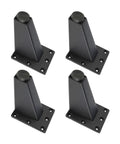 Adjustable Metal Furniture Legs Set Of 4 For Sofa Bed TV Cabinet Black Finish With Anti Wobble Silent Operation Wear Resistant Durable Support