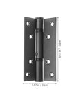 Self Closing Concealed Hydraulic Hinge For Wooden Doors With 90 Degree Hold Stainless Steel Construction Black Finish
