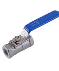 Top Shelf 1/2 Inch Stainless Steel Ball Valve Female To Female Connections Heavy Duty 304 Grade Steel for plumbing use