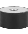 Heavy Duty Rubber Vibration Isolator Mounts With Steel Reinforced Base And Female Thread Bobbin Fitment, close-up view.