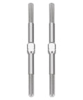 RC Turnbuckles Camber Links Set 1 Pair 14mm To 50mm With 17 Length Options for 1/10 Scale RC Cars, CNC Titanium