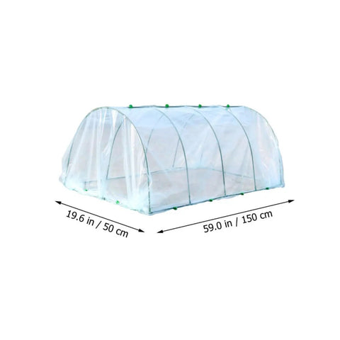 Greenhouse Support Bracket And Plant Cover Kit For Raised Beds All Season Rainproof Frost Shield Outdoor Indoor Garden Accessory Durable Plastic Material Easy DIY Setup Options