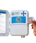 Remote Management Accessory For X2 Module With Bluetooth Wi Fi Direct Or WPS Setup in use, showing controls and display