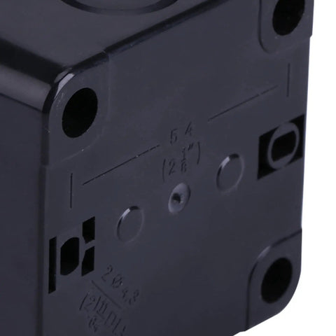Close-up of One Button Control Box For Electric Gate Opener, large push switch, 110 volt, heavy duty ABS housing