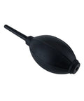 Soft and Elastic Nozzle Air Blower Cleaner for Cameras and Gadgets, black silicone, pro grade cleaning tool, side view
