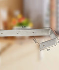 Heavy Duty Stainless Steel Bunk Bed Ladder Hooks Swivel Brackets with dimensions 6.3in and 2.15in for secure mounting.