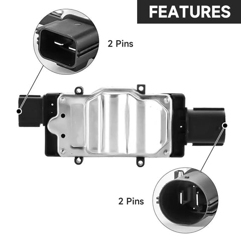 Plug-And-Play Cooling Fan Control Module for Mazda 3, 5, Ford Focus Kuga Volvo V40 2012-2019, Replacement Part 1137328464 1137328567