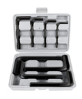 Jumbo Allen Wrench Set 8 Piece Extra Large Hex Key Kit Go-To Heavy Duty Black Finish Includes Sizes 1/4, 5/16, 3/8 displayed in case