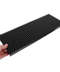 Two Piece Static Bar Rack Kit With Strips And PCB Feet, ESD Wrist Strap Grounding Kit shown in hand for scale