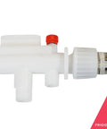 Faucet Adapter For Dishwashers 5304483509 White, Easy Install Plumbing Connector with side view details