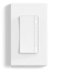 Matte White Led Dimmer Light Switch Featuring Buttery Smooth Fade On Curves And Digital Mcu Engineering to Shield Your Bulbs.