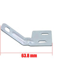 Six Pack Bifold Door Surface Aligner Hardware Kit In Carbon Steel With Galvanised Finish 6.38x3.5 Cm shown close-up