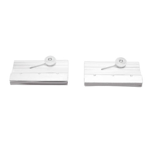Frameless Shower Door Top Roller Bracket With Three Quarter Inch Bearing Roller Aluminum Frame For Quarter Inch Glass Panels Chrome Plated Finish Delivers A Smooth Sliding Motion And Easy Adjustments For Tough As Nails Shower Enclosures, two views