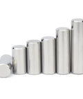 10 Piece Stainless Steel Cylindrical Pin Locating Dowel Set M1.5 Through M5 304 A2-70 Grade GB119 Precision Alignment Fasteners displayed