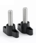 4 Pack M8 X 30mm Thumb Screws 304 Stainless Steel With 36mm Knurled Z Shaped Handle Knob Bolt Clamp Grip