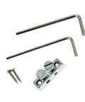 Headstock Mounting Hex Wrench For Guitar Making And Repair Chrome Finish, Pro Grade Tools Kit with screws and accessories