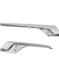 Slick Glossy Chrome Fog Light Bumper Molding Pair For Tesla Model X 2016 Through 2021 Left Front Side Trim Strip, shiny chrome trims