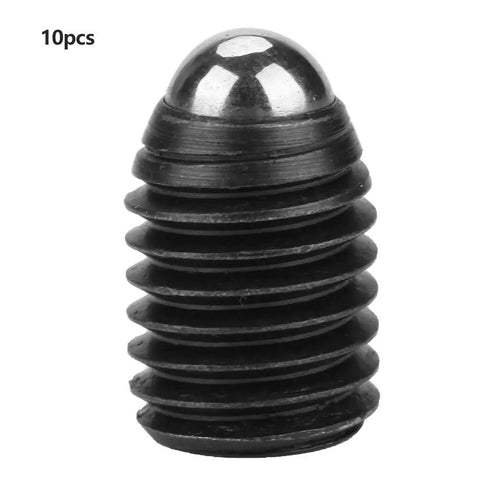 Heavy Duty Carbon Steel Ball Spring Plungers Set With Hex Socket Screws For Mechanic Projects showing single plunger with glossy ball end.