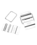 Ball Bearing Door Hinges Set 2 Pack Silent Heavy Duty For Cabinets Tool Boxes Air Flight Cases Lockers And Furniture Fittings Durable For Interior Exterior Residential Commercial Use 48x84mm silver metal hinges