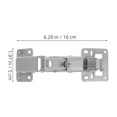 Dimensions of hidden concealed door hinges with 170 degree large angle for easy operation, suitable for stone marble fire doors.