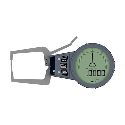 Digital Inside Outside Caliper Gauge Zips Through Outer Diameter Measurements With Rugged Stainless Steel Body Resisting Rust And Wear Along With Snug Grip And Bright LCD Display For Instant Results On Machining Tasks Delivering Rock Solid Accuracy, showing bright LCD and ergonomic design.