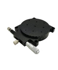 Motorized Rotary Positioning Stage With 360 Degree Turntable And Indexing Plate Rock Solid Pro Grade High Precision Worm Gear Drive